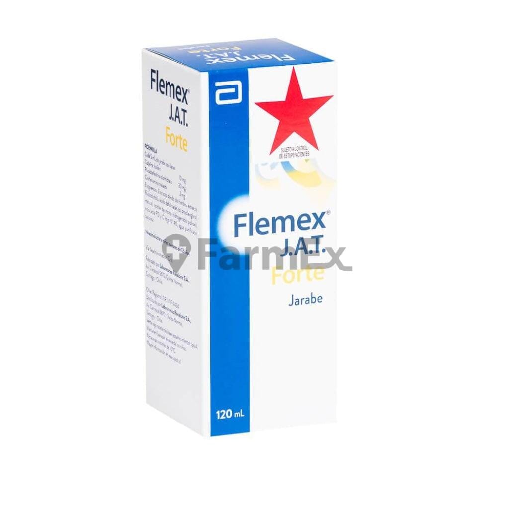 Flemex Jat Forte Jarabe x 120 mL Farmex-Fonasa-Persistente